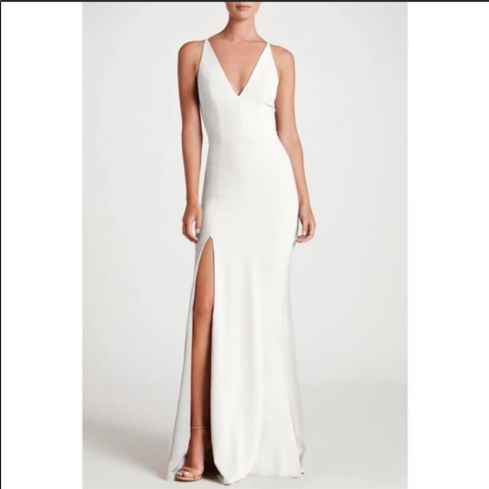 Dress The Population Iris Maxi Dress- White!